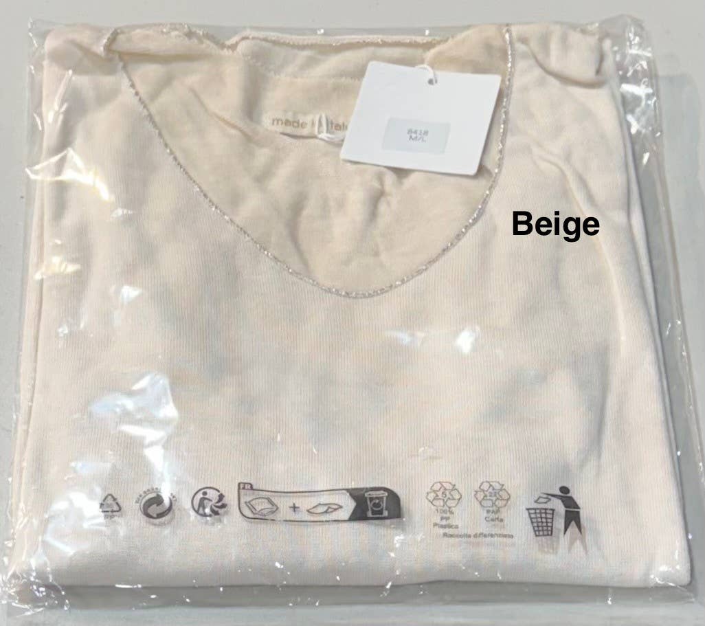 Dance in Paris – Großhandel Bluse – Damen – Top-Soft Viskose mit Metallic-Besatz26