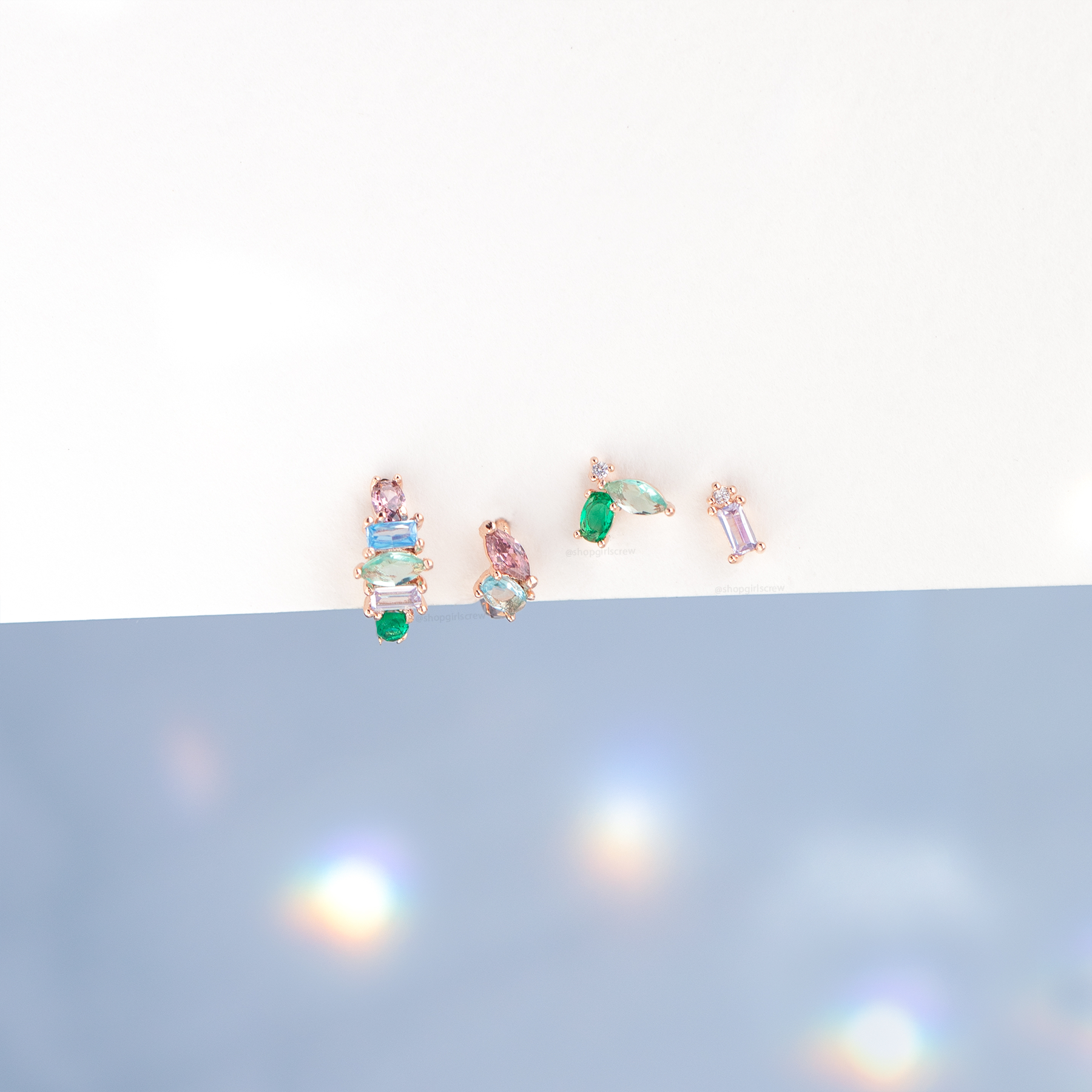 Girls Crew – Conjunto de joias por atacado – Conjunto de brincos Flora e Fauna7