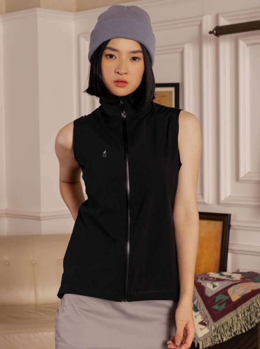 Svart Lätt Vindtät Väst - Svart för wholesale på Faire1