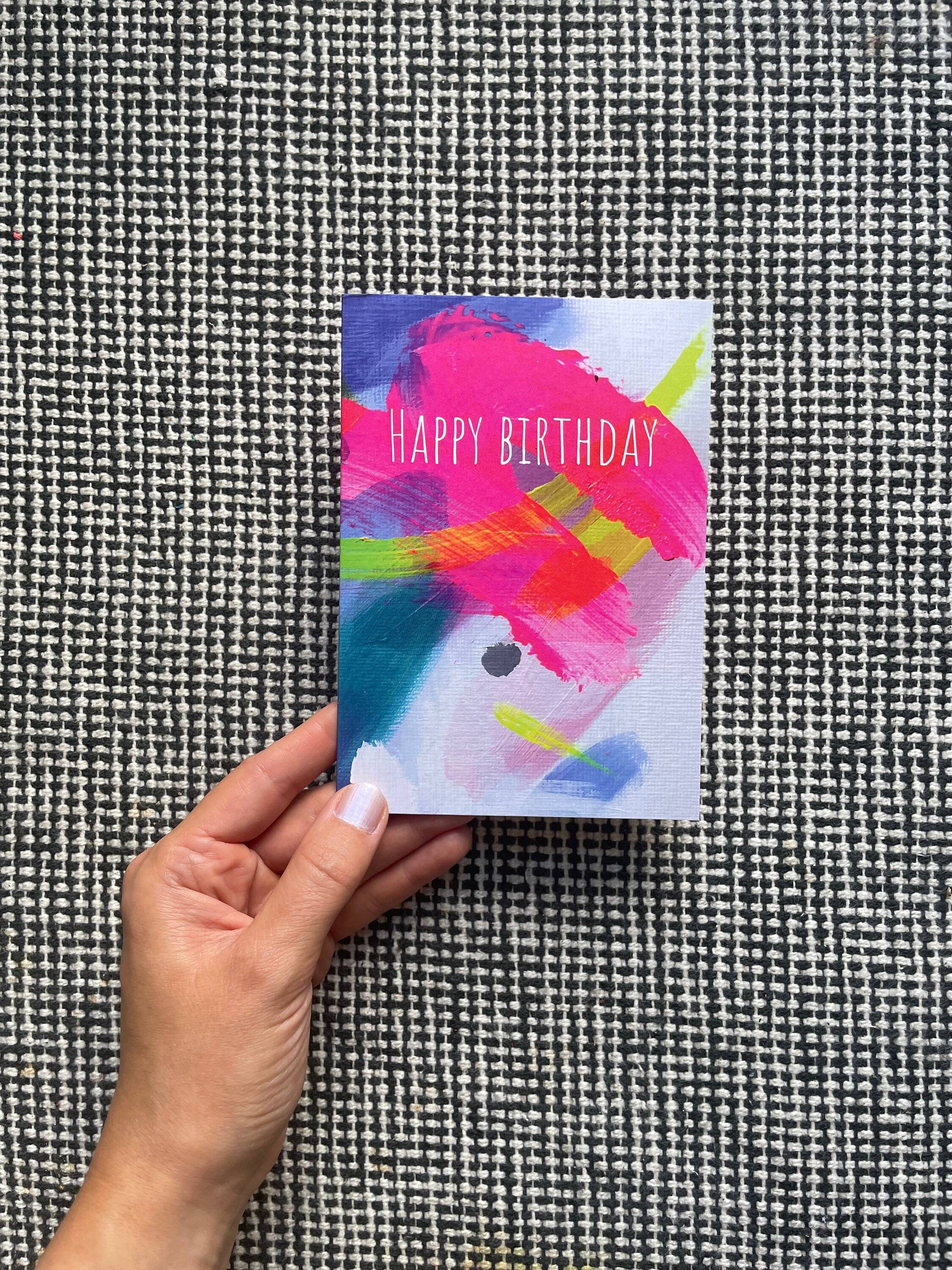 Beth Garner - Wholesale Birthday Card - Happy Birthday - Swish and Dot Card3
