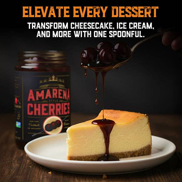 Aged & Charred - Wholesale Cocktail Mix/Syrup - Amarena Cocktail Cherries4