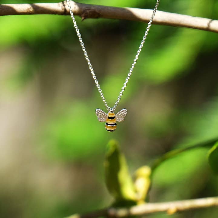 Bee Animal Pendant Necklace for wholesale by Alexander Thurlow & Co Ltd