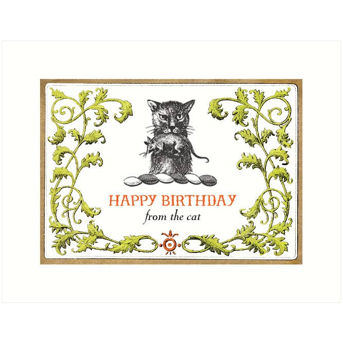 Cat Gift | Birthday Greeting Card for wholesale by Lucca Paperworks