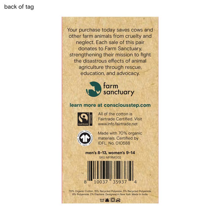 Conscious Step - Wholesale Socks - Unisex - Socks that Save Cows