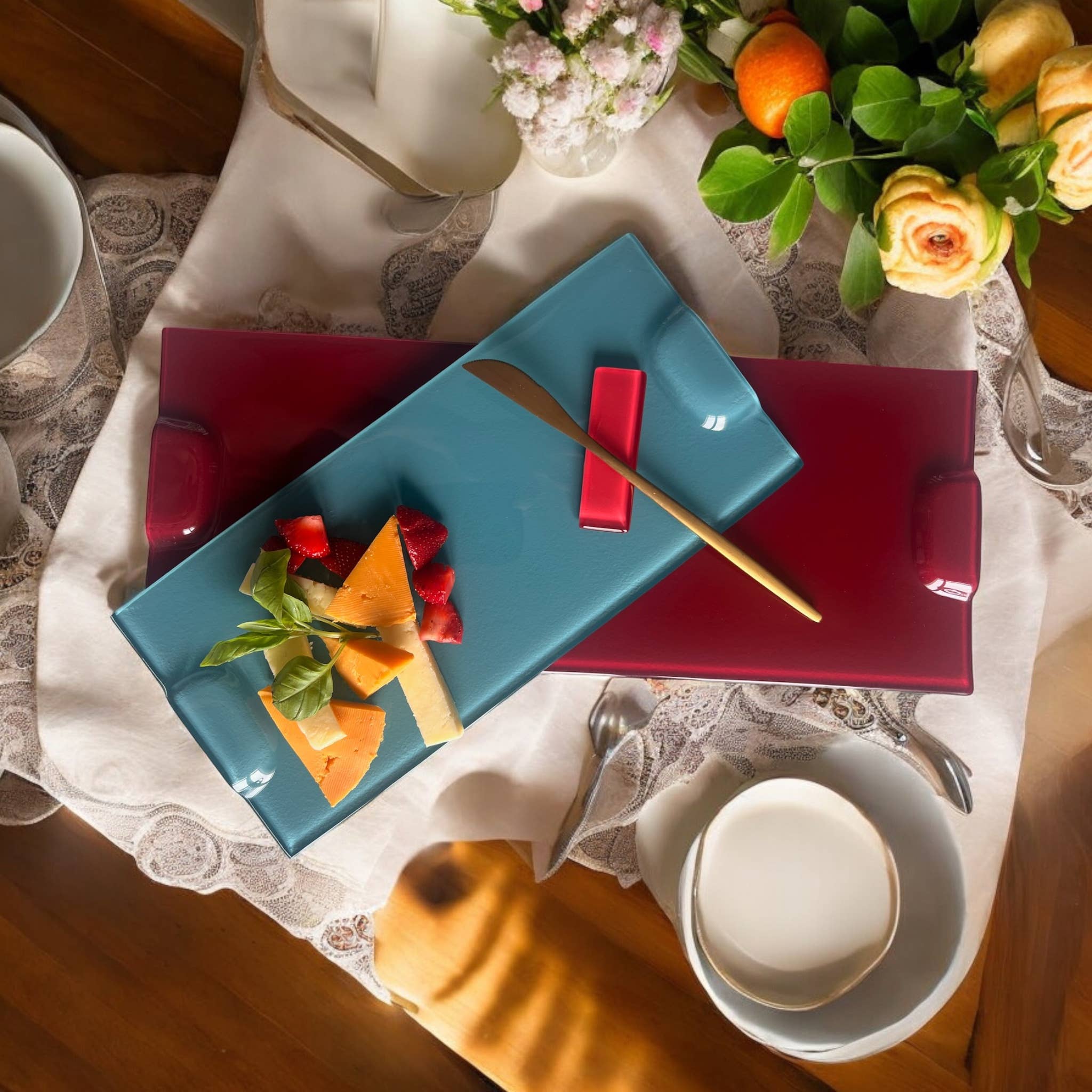 VerreLabDeco - Wholesale Decorative Tabletop Object - Cake dish, cheese platter1