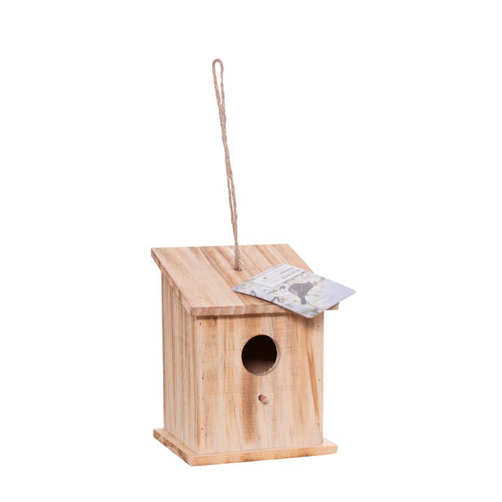 Caja nido de madera Capucine 15x14x20cm para venta al por mayor de Bubimex