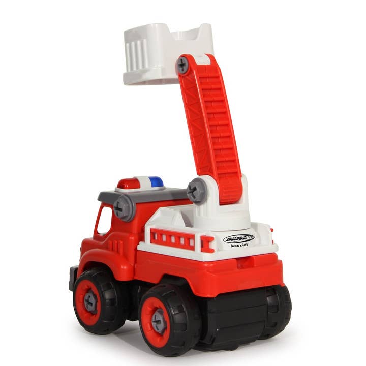 mhw24 - Wholesale Toy Car/Truck - Kids - First RC 33 piece fire truck kit with cordless screwdriver10