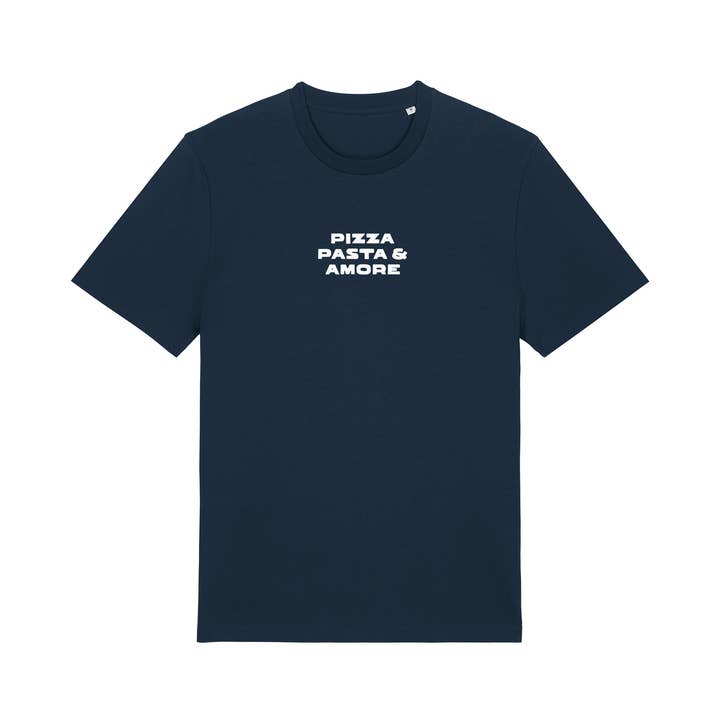 T-Shirt Unisex – Pizza, Pasta & Love - Vanlife Food Travel for wholesale by Hand und Feuer