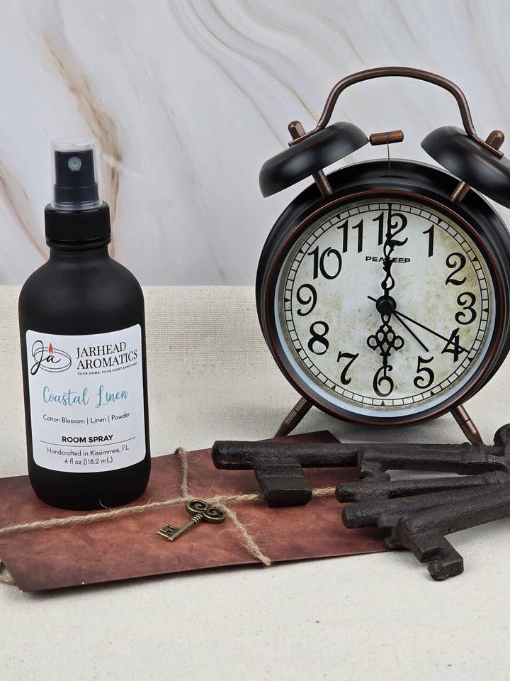 Coastal Linen - Room Spray - Timeless Collection for wholesale by Jarhead Aromatics LLC