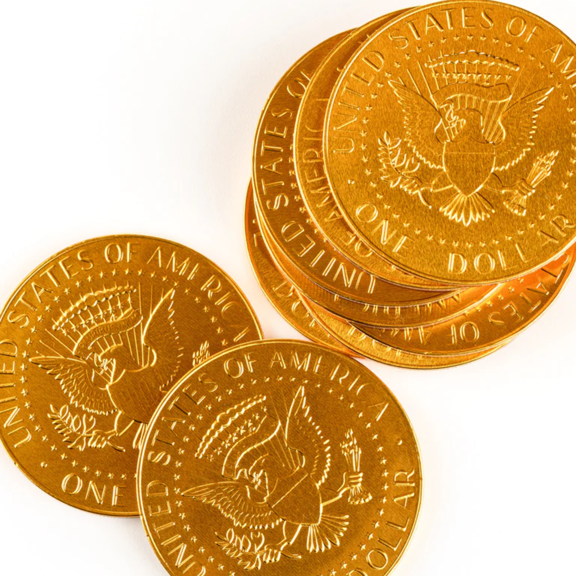 Candy Barn Express - Wholesale Chocolate Bar - Fort Knox US Dollar Medallion Chocolate Coin -30 Ct 1