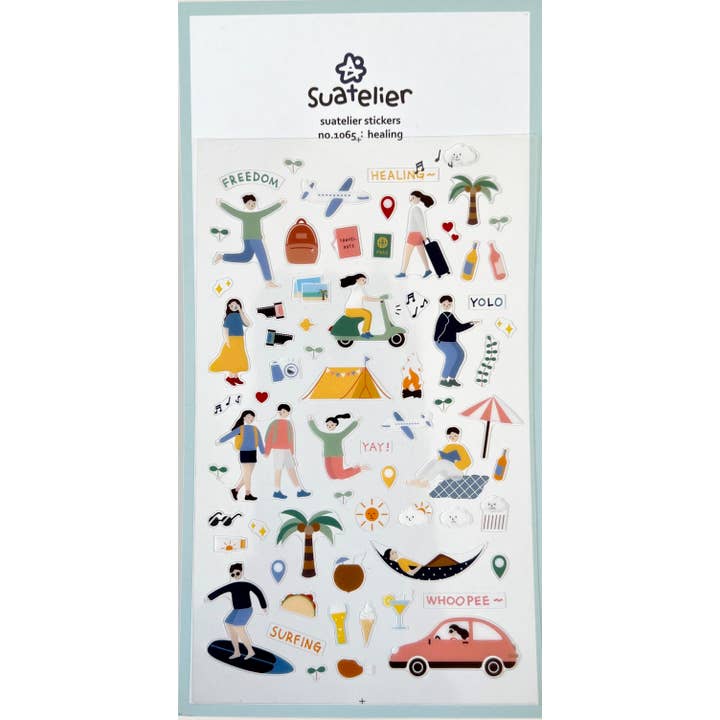 01065 HEALING LIFE STICKERS for wholesale by BCmini