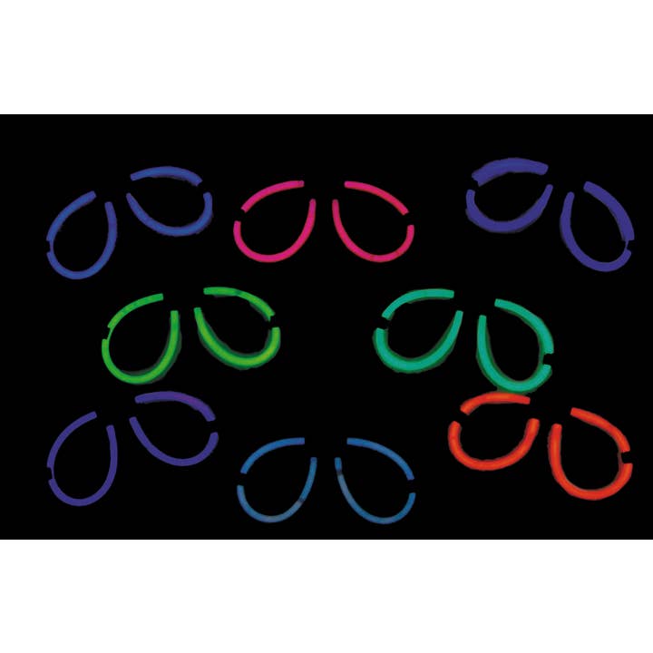 Party Pro - Wholesale Costume – Unisex - FLUO COLOR ASS LUMINOUS GLASSES
