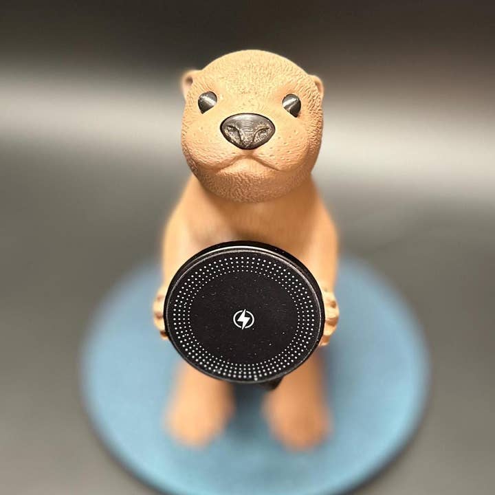 Schattige Otter Telefoonoplader - Magnetisch Draadloos Oplaadstation Dockhouder voor wholesale door <3 Studio