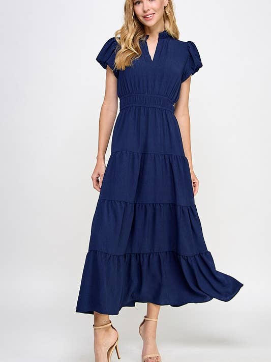 Vestido maxi sólido para venta al por mayor de MintChoco