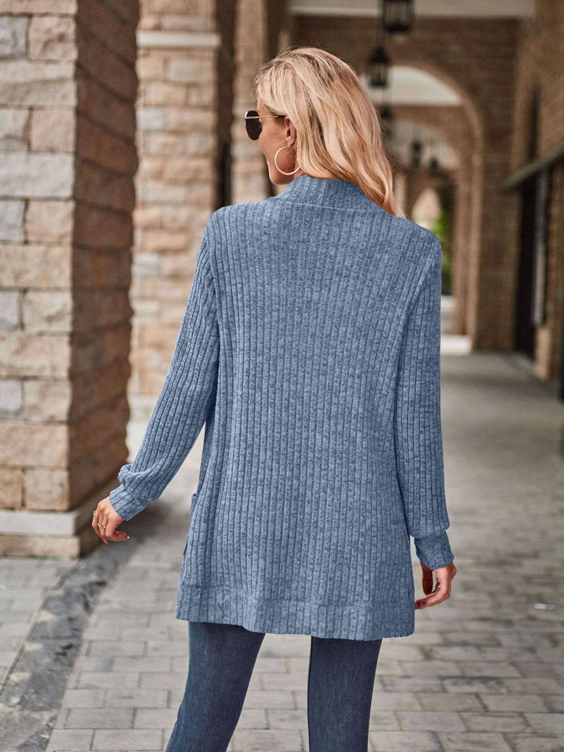 Beyond Apparel - Wholesale Cardigan - Women's - Open Front Cardigan with Pockets14