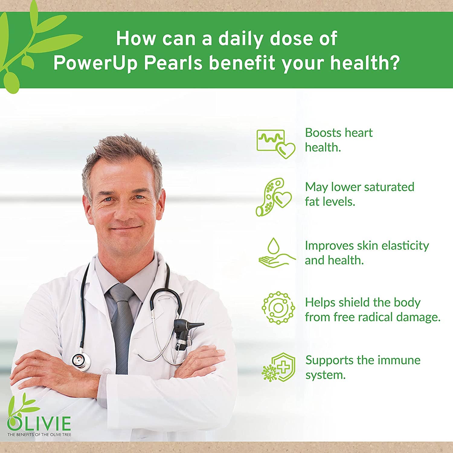 ATLAS OLIVE OILS - Wholesale Oral Supplement/Vitamin - OLIVIE POWERUP Pearls | Antioxidant Immune System Booster1