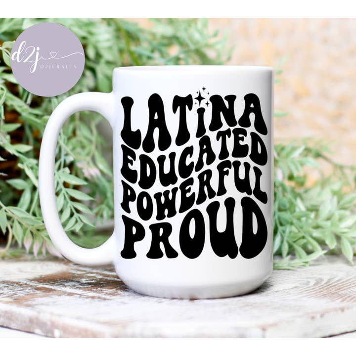 Caneca Café Latina Preta 15oz por atacado de D2JCrafts