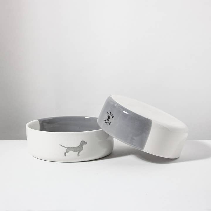 ALMA & GUSTL - Wholesale Pet Bowl - Cat/Dog - Dog bowl Dachshund Dusty2