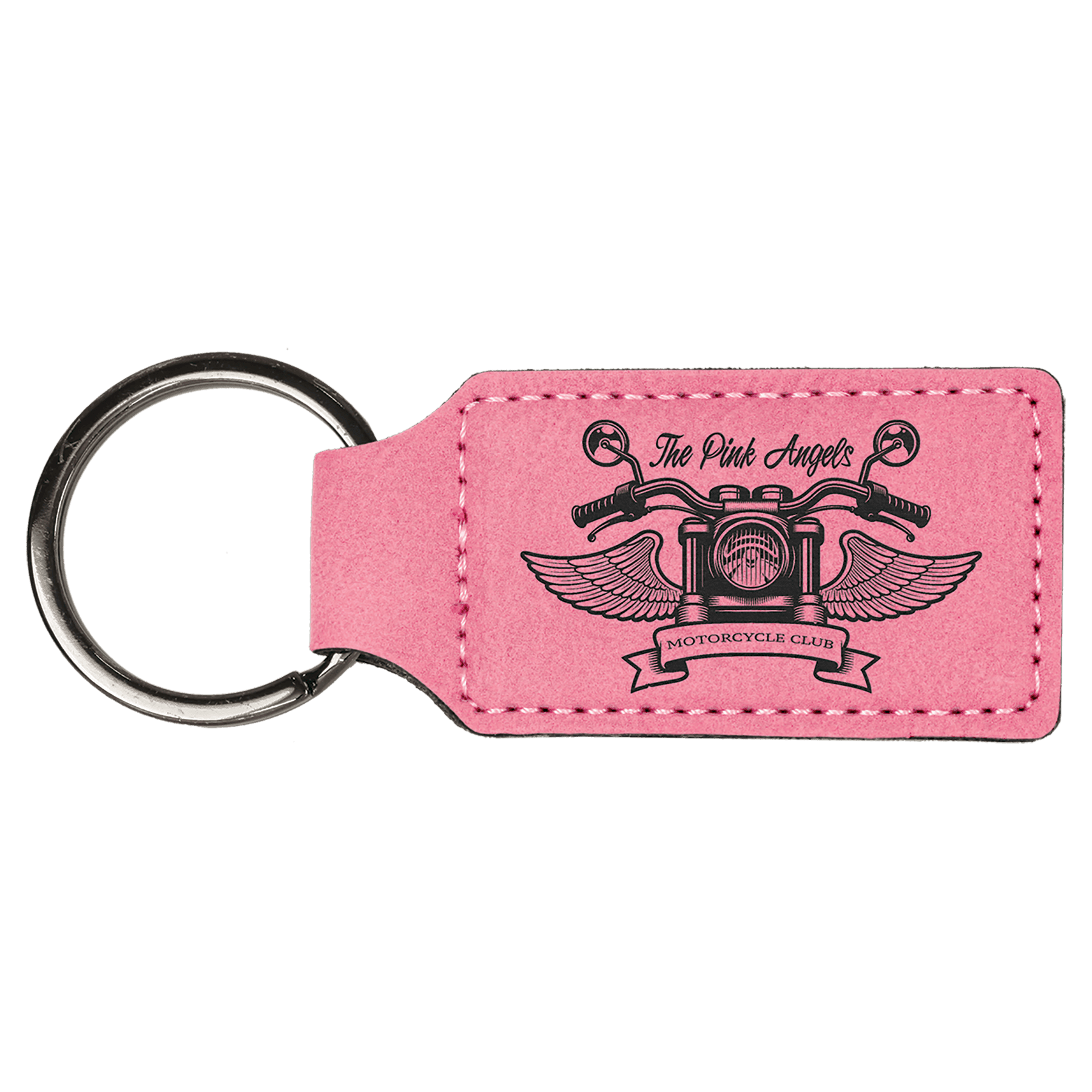 Cabin and Reel Engraving - Wholesale Keychain - Unisex - Customized Leatherette Rectangle Keychain8