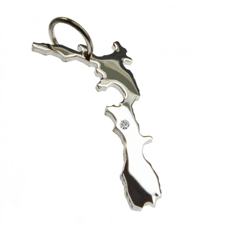 Nieuw-Zeelandse hanger met een briljante 0,015ct op haar voor wholesale door S.W.w. Schmuckwaren GmbH