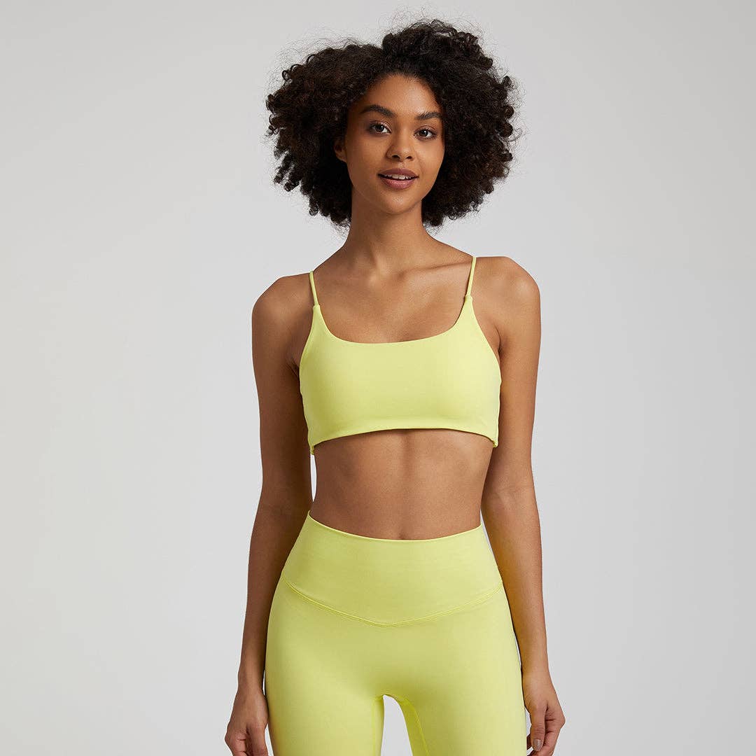 WONDERXFANS - Wholesale Sports Bra - Women's - Thin shoulder strap cross back sports bra2