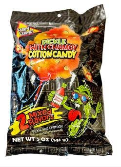 iSweet.ca - Wholesale Cotton Candy - (S6-15) Pickle with Chamoy Cotton Candy 5oz ( 142g x14 Units