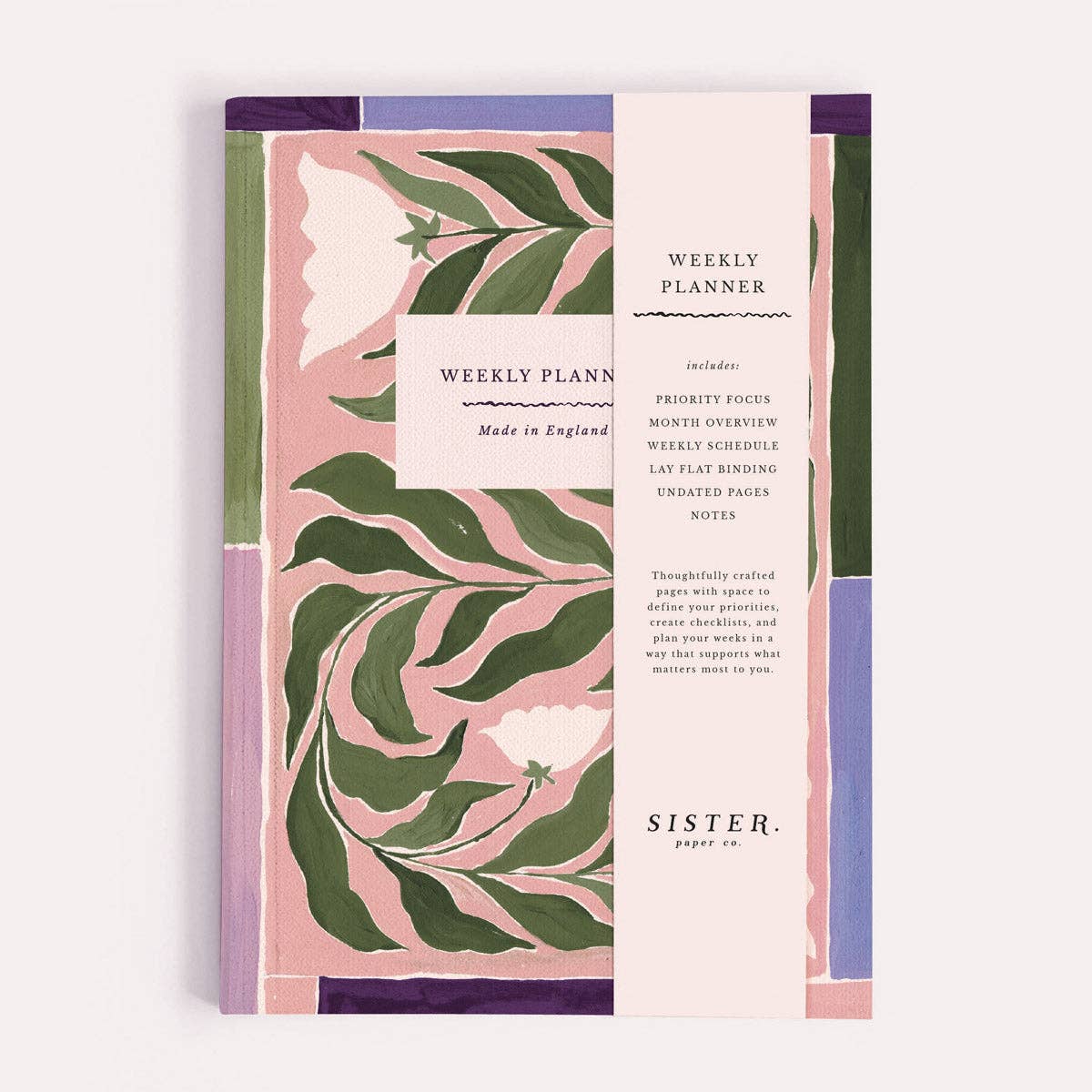 Sister Paper Co. - Wholesale Planner - Nurture Botanical Weekly Planner | Undated Weekly Organiser6