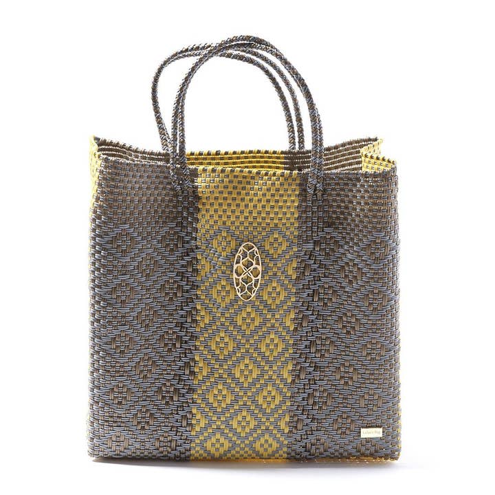 MEDIUM GRAY AZTEC TOTE BAG for wholesale by Lola's Bag by Georgina Herrera