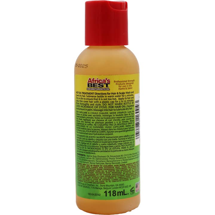 KT Supply – Óleo de cabelo por atacado – Melhor Óleo de Crescimento de Cabelo de Coco da África 4 Oz.1