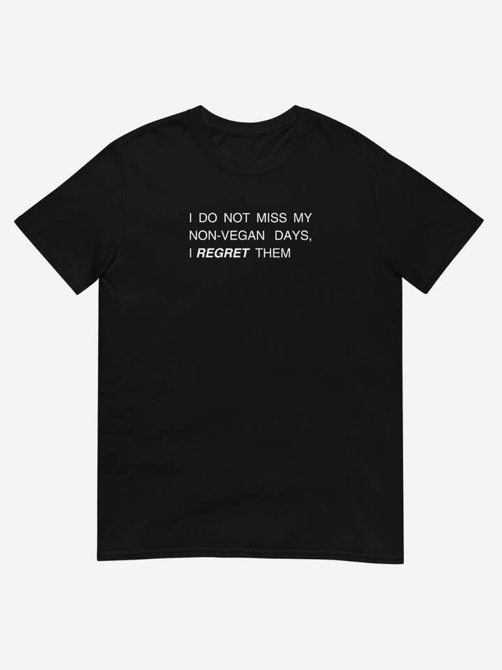 T-shirt unisex I Don't Miss Them per la vendita all'ingrosso da parte di Plant Babes