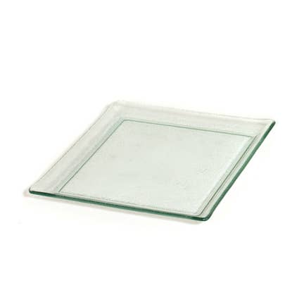 Square Glass Platter **MM2** for wholesale by Willow Group