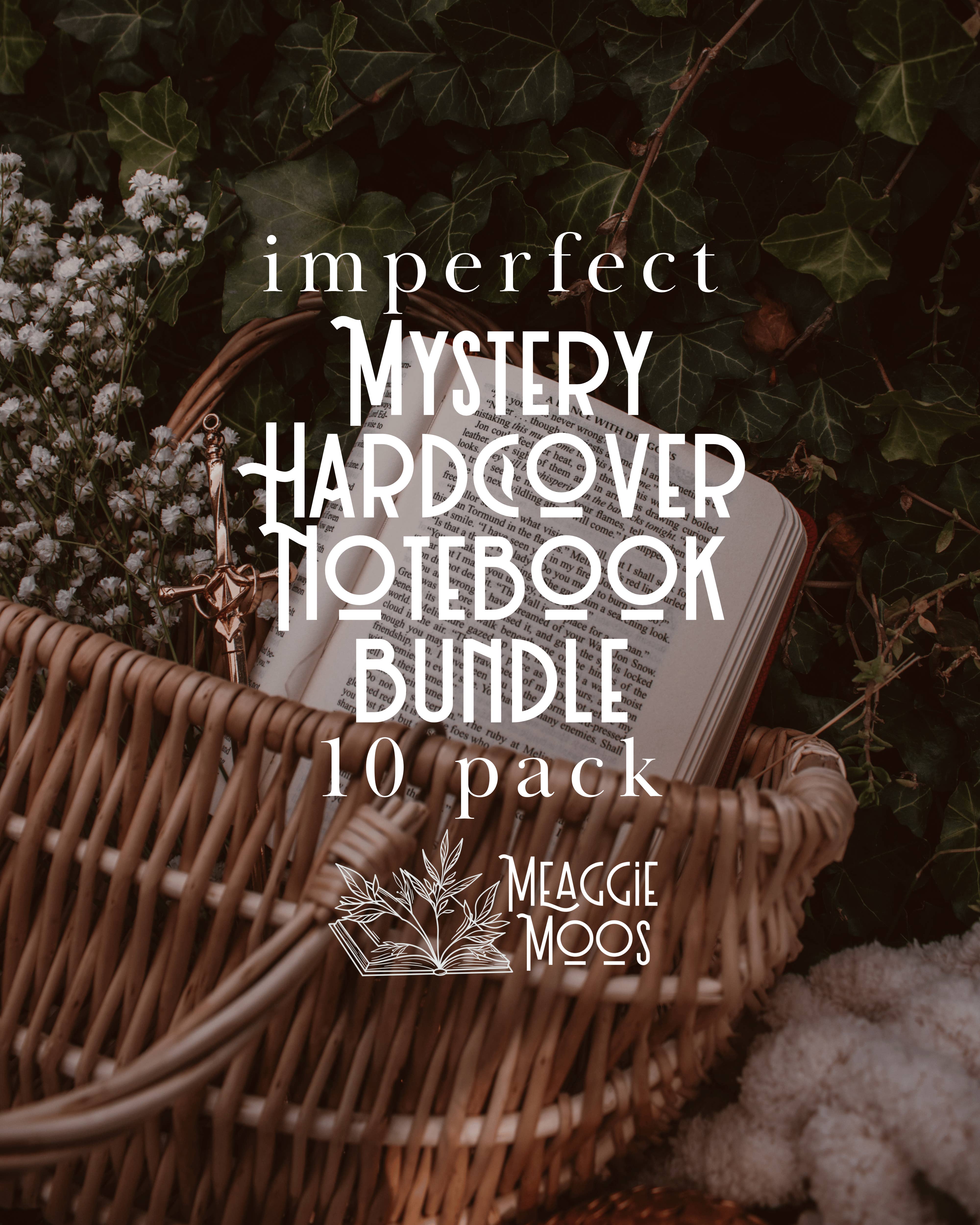 Meaggie Moos - Wholesale Notebook - Imperfect Hardcover Notebook Mystery Bundle | 10 pack
