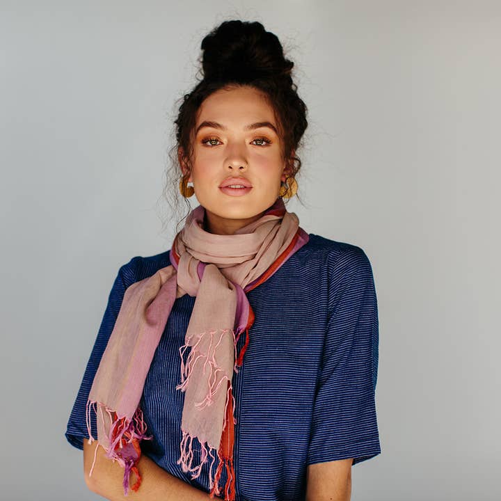 Rover & Kin - Wholesale Dangle Earrings - Wood Disc Earrings - Teak Wood5