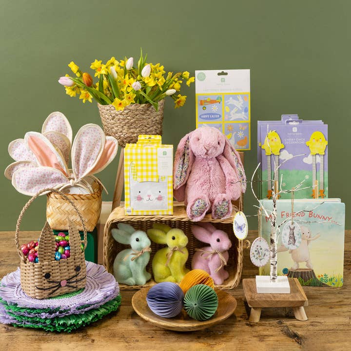 Talking Tables EU - Wholesale Wegwerpservet - Paasservetten in de vorm van een konijn | 20 stuks | Paasdecoratie |1