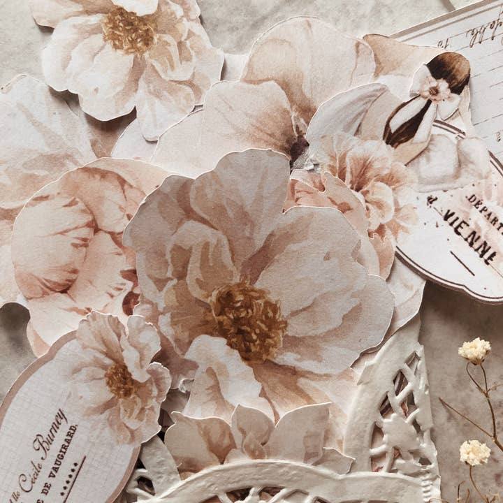 Chapteries - Wholesale Sticker - Set of 50 individual stickers - Floral mood9