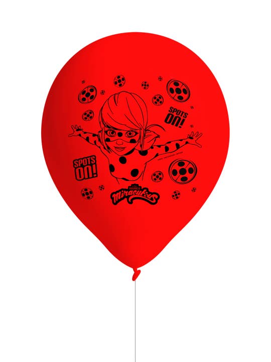 Fiestora - Wholesale Balloon - 8 Latex Balloons Ladybug