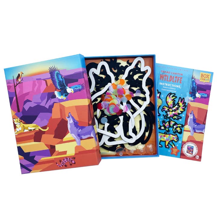 BOX CANDIY® - Wholesale DIY Craft Kit - Kids - Grand Canyon Wildlife Light Catchers3