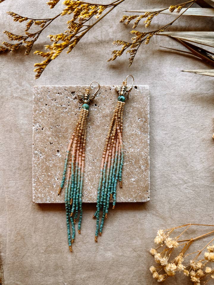 Honeybee Set - in tuquoise for wholesale by Stone & Sky