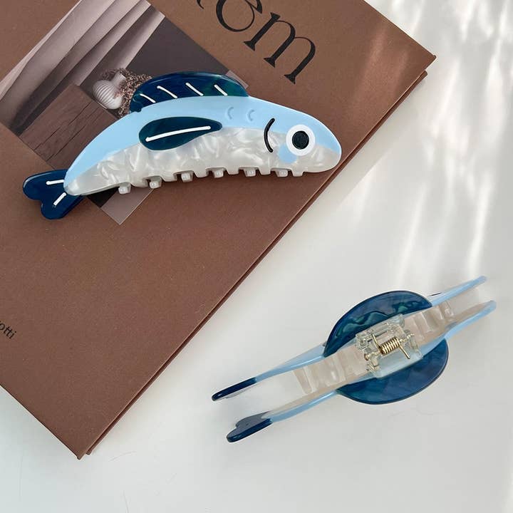 TYPE Sardine Acetate Claw Clip – Chic Hair Accessory_ for wholesale on Faire