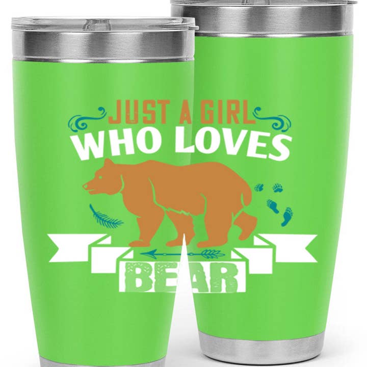 Juste une fille qui aime l'ours 19#- Ours- Gobelet pour la vente par Mugs R Us
