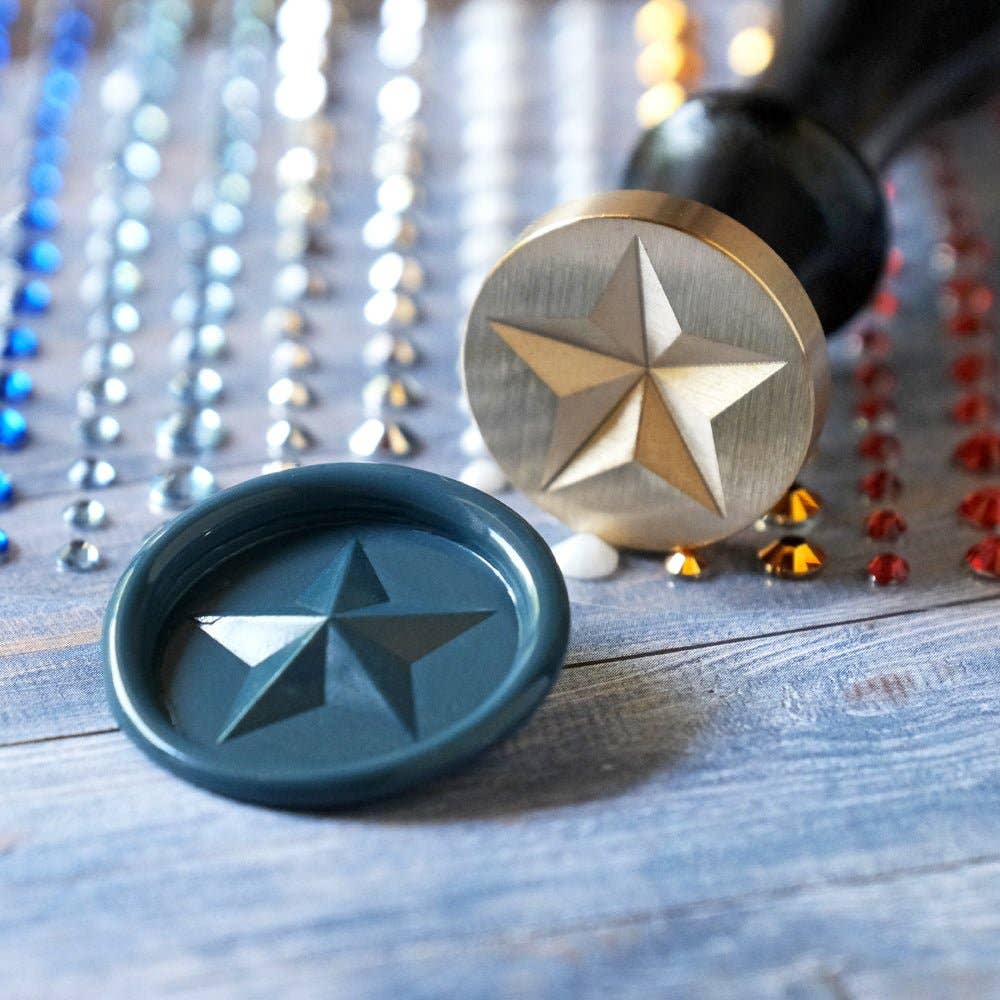 Honey Bee Stamps - Vendita all'ingrosso Timbro in gomma/decorativo - Timbro Sigillo in Cera - Stella 3D0