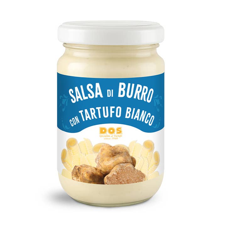 Salsa di Burro con Tartufo Bianco 120g per la vendita all'ingrosso da parte di D.O.S. Specialità al Tartufo