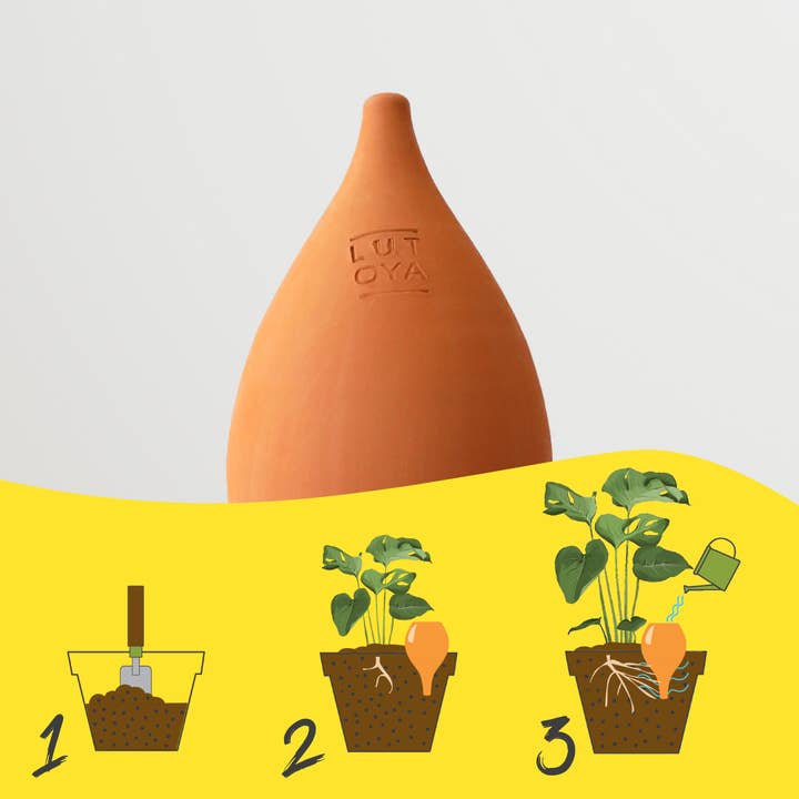 LUTOYA CREATIV - Vendita all'ingrosso Annaffiatoi - Irrigatore ecologico Olla - Lutoya Original - 35 cl6