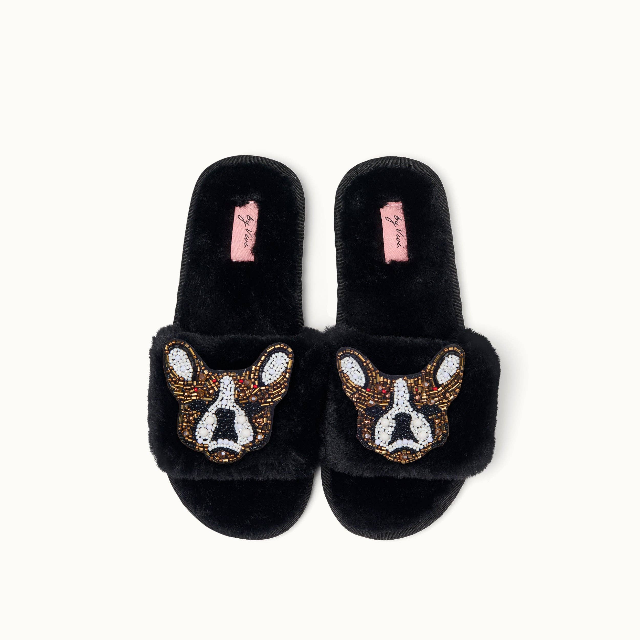 by Vivi. - Vendita all'ingrosso Spille - Coppia di spille per pantofole: Bulldog francese5