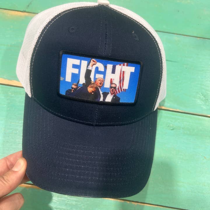 Vibes Hat Company - Wholesale Baseball Cap - Unisex - Trump Fight Baseball Cap | MAGA | Election Hats1