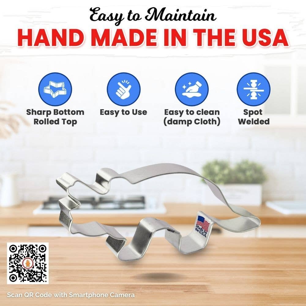 CookieCutter.com - Wholesale Cookie Cutter - Triceratops Dinosaur Cookie Cutter 5 in B11315