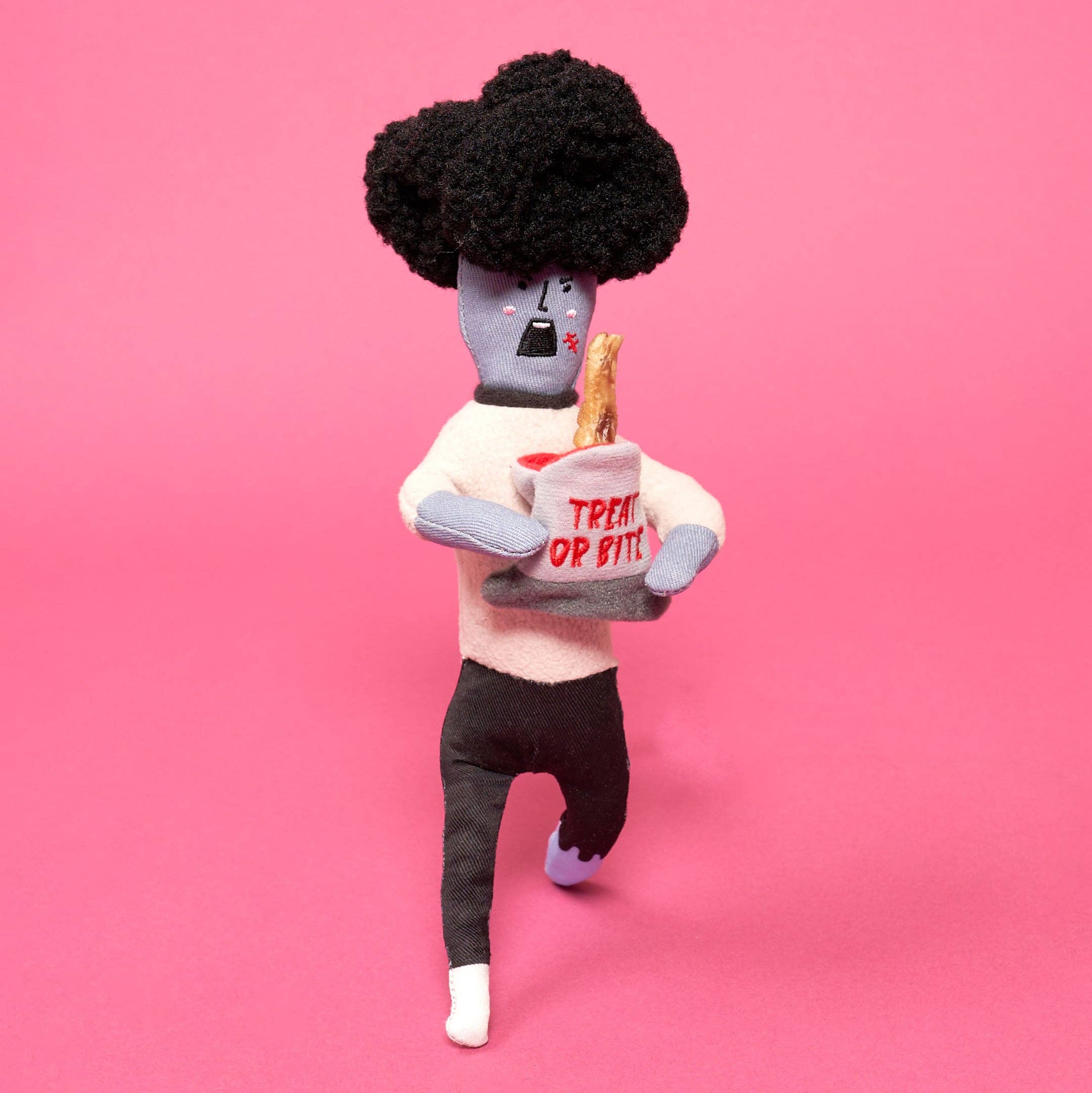 the furryfolks - Vente Peluche – chien - Jouet de recherche olfactive Zombie5