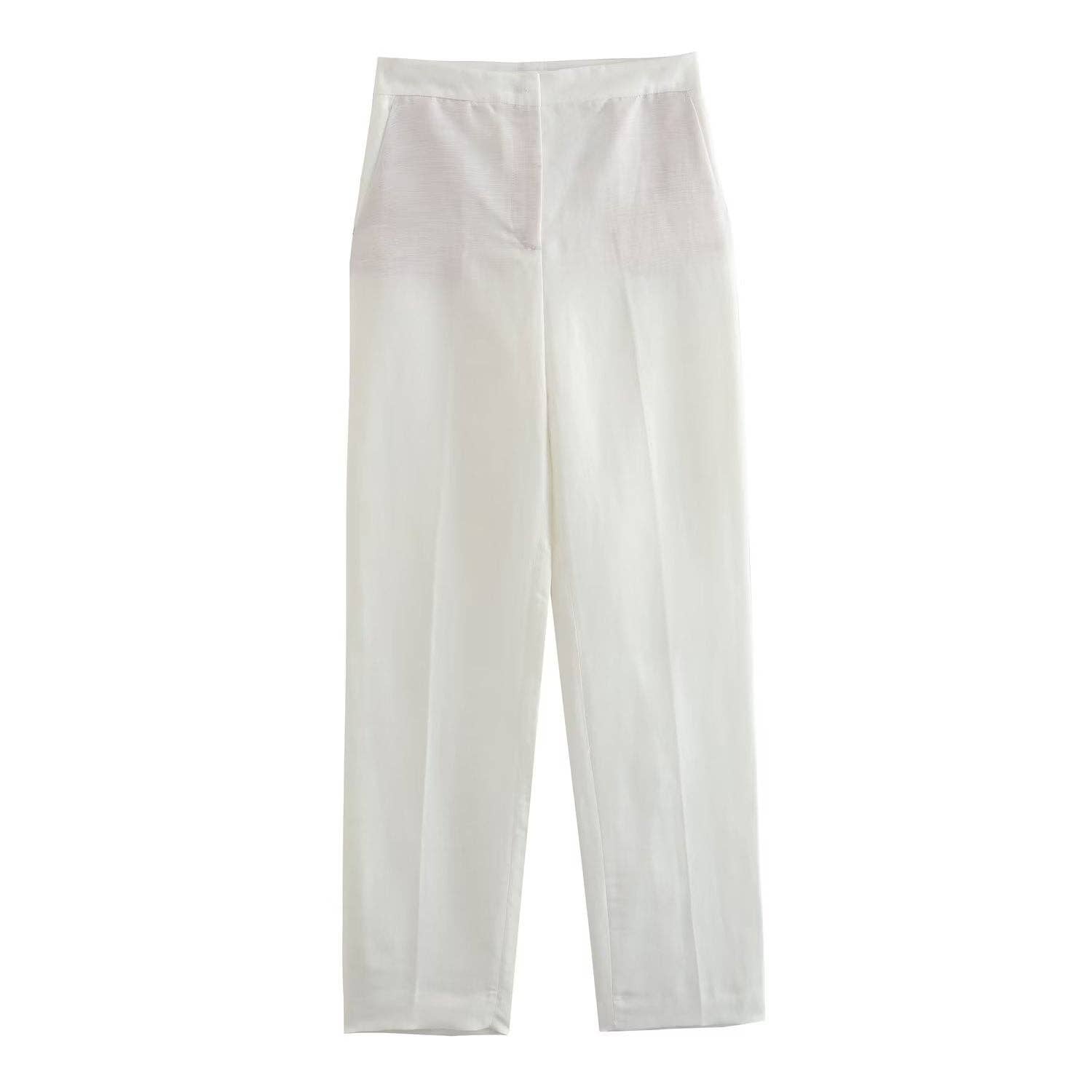 Marayn - Wholesale Suit Set - Women's - Linen Suit Set Blazer Vest and Trousers  Chic Export59