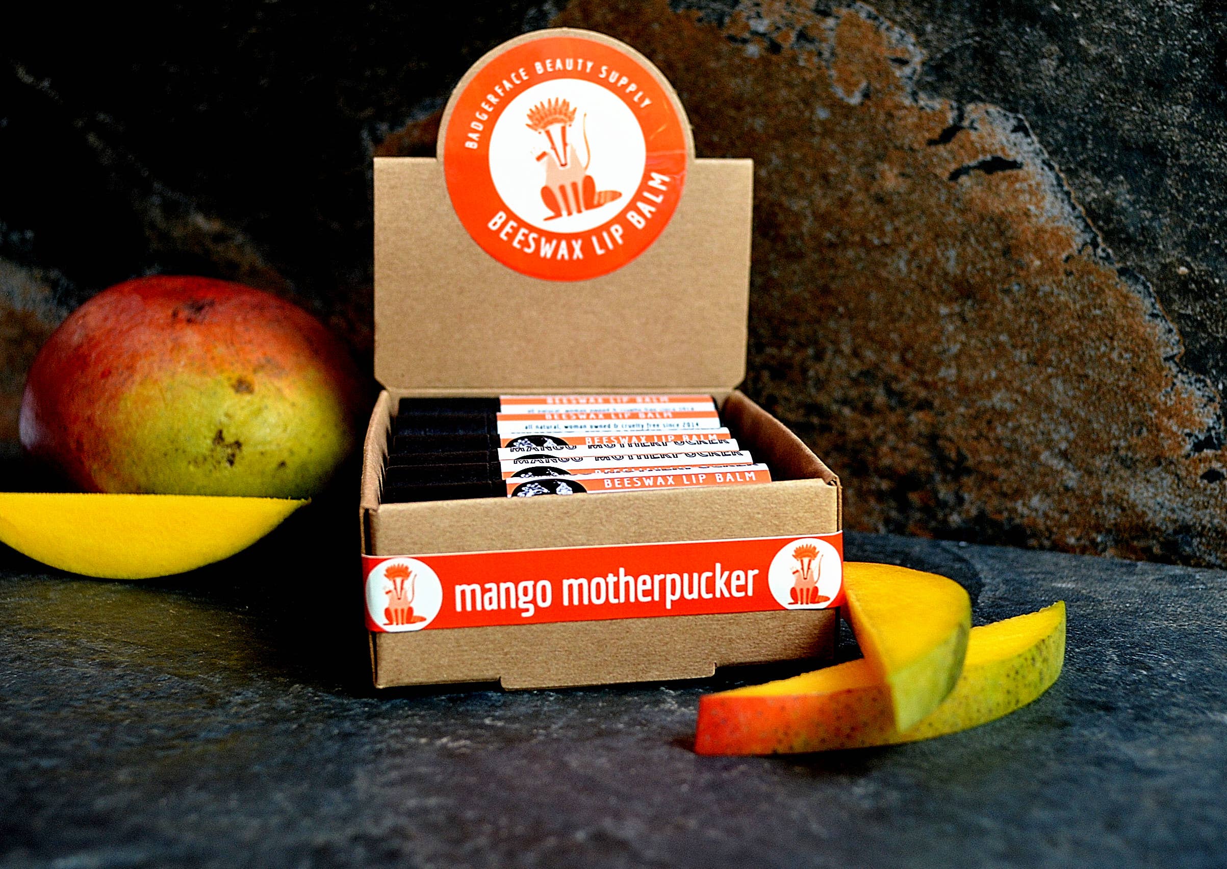 Badgerface Beauty Supply - Wholesale Lip Balm - Lip Balm Display. Eco Lip Balm. Impulse Buys - 12 pack.7