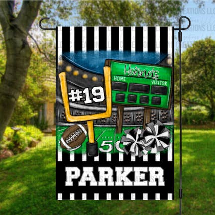 NC Creations - Wholesale Flag - Football Garden Flag0